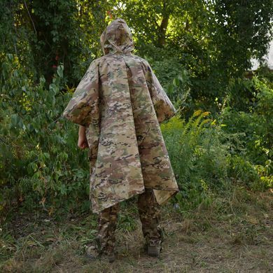 Пончо-дощовик з капюшоном та чохлом мультикам розмір універсальний kib1136bls фото