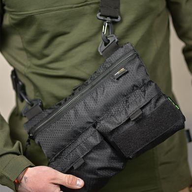 Сумка 7.62 Tactical Ferucci Cordura з липучкою чорна 22&times;28,5 см buy95689bls фото