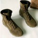 Утепленные Берцы из натуральной кожи с подкладкой Airtex / Зимние ботинки в цвете олива размер 38 80008bls-38 фото 4