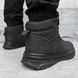 Чоловічі міські черевики "stand black" пресшкіра з хутряною підкладкою чорні розмір 40 buy59912bls-40 фото 6
