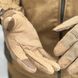 Летние сетчатые перчатки с усиленными пальцами и антискользящим покрытием койот размер S for00282bls-S фото 7