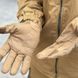 Летние сетчатые перчатки с усиленными пальцами и антискользящим покрытием койот размер S for00282bls-S фото 3