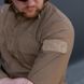 Летняя Мужская Куртка Skin со скрытым капюшоном и липучками под шевроны / Легкая Ветровка размер койот S bkrSkinbls-S фото 5