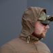 Летняя Мужская Куртка Skin со скрытым капюшоном и липучками под шевроны / Легкая Ветровка размер койот S bkrSkinbls-S фото 7