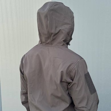 Мужская Куртка Softshell с Флисовой подкладкой черная / Демисезонная верхняя одежда размер S for00622bls-S фото