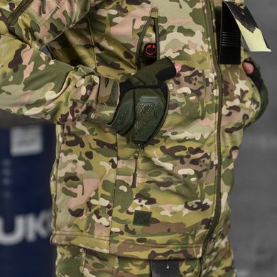 Мужской демисезонный Костюм Куртка с капюшоном + Брюки / Полевая Форма SoftShell мультикам размер M 13989bls-M фото