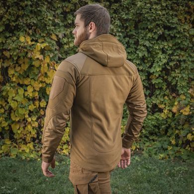 Флісова куртка з капюшоном M-Tac Norman Windblock Fleece Coyote розмір 2XL 20027005bls-2XL фото