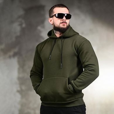 Худи Genesis тринитка на флисе с принтом Молодость олива размер M buy94103bls-M фото