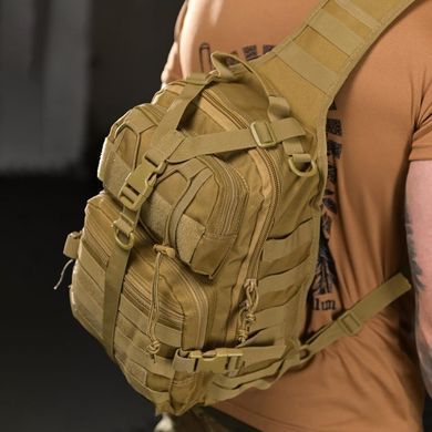 Нагрудная сумка Silver Knight Cordura 12 л койот 32х20х18&nbsp;см buy13205bls фото