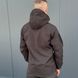 Мужская Куртка Softshell с Флисовой подкладкой черная / Демисезонная верхняя одежда размер S for00622bls-S фото 2
