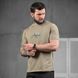 Футболка Graffiti с принтом на груди бежевая размер M buy91723bls-M фото 3