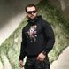 Худі Trenash з принтом Warrior чорне розмір M buy95892bls-M фото 3