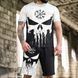 Комплект Punisher з принтом Футболка + Шорти білий з чорним розмір M buy93122bls-M фото 10
