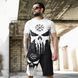 Комплект Punisher з принтом Футболка + Шорти білий з чорним розмір M buy93122bls-M фото 5