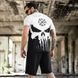 Комплект Punisher з принтом Футболка + Шорти білий з чорним розмір M buy93122bls-M фото 3