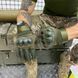 Щільні Рукавиці із захисними Накладками та антиковзаючими Вставками олива розмір M 20087bls-M фото 6