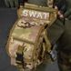 Универсальная поясная сумка с креплением на бедро Swat с 5-ю карманами мультикам койот 28 x 13 х 12 см 11926bls фото 5
