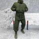 Зимняя Мужская Форма Куртка + Брюки с подтяжками с флисовой подкладкой олива размер L buy56941bls-L фото 2