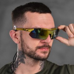 Защитные очки с 5 сменными линзами и чехлом Oakley M-Frame Hybride мультикам универсальный размер buy86975bls фото