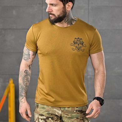 Потовідвідна футболка Sabur з принтом Skull койот розмір M buy91361bls-M фото