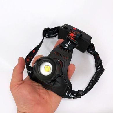 Налобный аккумуляторный фонарь Bailong BL-T32-P50 с 3 режимами работы черный ws65336bls фото