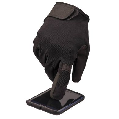 Сенсорные перчатки MIL-TEC с накладкой Eva черные размер S for00199bls-S фото