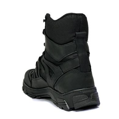 Зимние Кожаные Берцы "Crazy Air-Tex" / Ботинки с вставками Cordura чёрные размер 40 for00829bls-40 фото