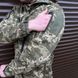 Мужская летняя Куртка с липучками под шевроны / Легкая Ветровка с капюшоном пиксель размер S bkr0045bls-S фото 4
