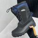 Чоловічі утеплені Гумові Чоботи із знімною Підкладкою / Водонепроникне високе взуття на шнурівці чорні розмір 41 55575bls-41 фото 5