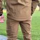 Костюм мужской на флисе Куртка + Брюки / Утепленный Комплект Softshell койот размер S for00684bls-S фото 4