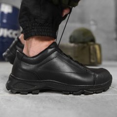 Мужские кожаные кроссовки Police на резиновой подошве черные размер 39 buy86705bls-39 фото