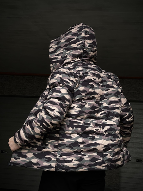 Мужская зимняя Куртка плащевка утеплитель Slimtex камуфляж размер S 1005380383bls-S фото