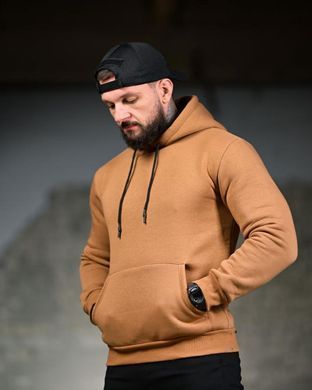 Худі Genesis трьохнитка на флісі з принтом Odin койот розмір M buy94047bls-M фото