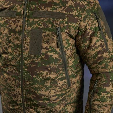 Зимняя форма R-Military Nord Storm Taifun Куртка с капюшоном + Брюки с подтяжками хищник размер S bkr558078Sbls-S фото