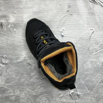 Зимові черевики Salomon S-3 з вовняною підкладкою чорно-жовті розмір 40 S-3 ч/жbls-40 фото