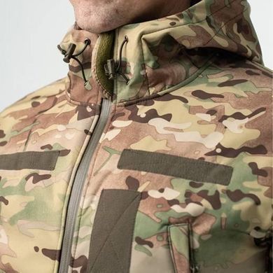 Куртка с капюшоном R-Military Softshell на флисе мультикам размер S for00588bls-S фото