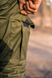 Хлопковые мужские брюки Intruder Baza с 6-ю карманами / Плотные Брюки Карго с манжетами хаки размер 2XL 1613394645bls-2XL фото 9
