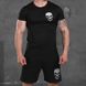 Комплект футболка Coolpass + шорты с принтом Skull черная размер M buy87476bls-M фото 1