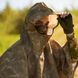 Прочный Пончо – дождевик Intruder с капюшоном / Водозащитный плащ зеленый камуфляж размер универсальный 1691779943bls фото 4