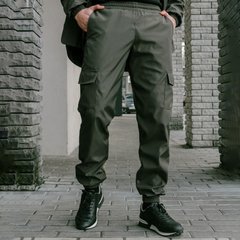 Чоловічі штани Intruder Easy Softshell з 4-ма кишенями / Щільні Брюки з манжетами хакі розмір S int1617528728bls-S фото