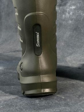 Чоловічі гумові Чоботи Intruder GUM із знімною підкладкою та манжетою / Водонепроникне взуття хакі мультикам розмір 40 1201999992bls-40 фото