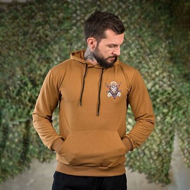 Худі Водій з принтом на грудях та спині койот розмір M buy93391bls-M фото