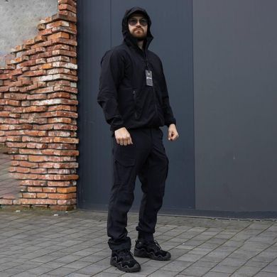 Тактический костюм R-Military Force-Raptor Куртка с капюшоном + Штаны черный размер S for04701bls-S фото