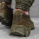 Чоловічі шкіряні кросівки із сітчастими вставками олива розмір 40 buy85896bls-40 фото 4