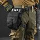 Поясная Сумка Swat на ногу Cordura 1000D с 5 карманами черная размер 28 x 13 х 12 см 13991bls фото