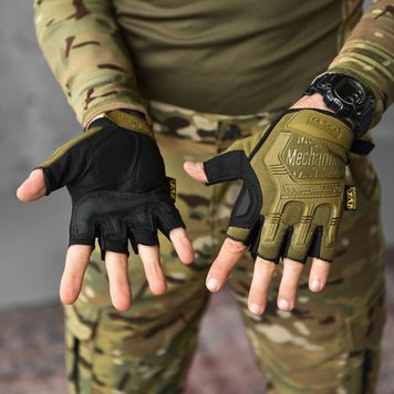 Беспалые перчатки Mechanix M-Pact Fingerless с защитными накладками койот размер M buy87175bls-M фото