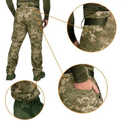 Утеплені штани Camotec SoftShell Vent піксель розмір 2XL cmt7380bls-2XL фото