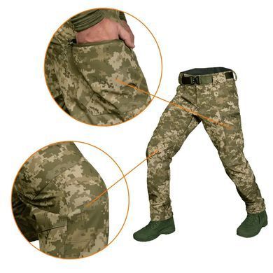 Утеплені штани Camotec SoftShell Vent піксель розмір 2XL cmt7380bls-2XL фото