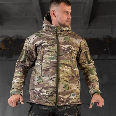 Зимова тактична куртка 7.62 Tactical Softshell з підкладкою Omni-Heat мультикам розмір S buy89402bls-S фото