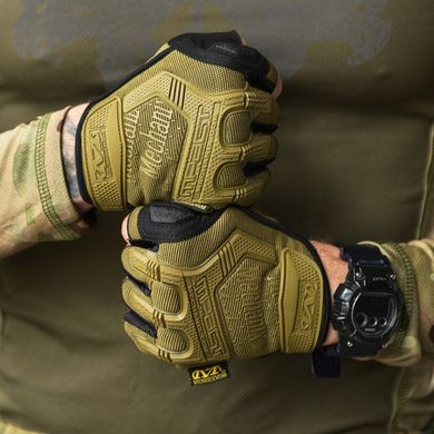 Безпалі рукавиці Mechanix M-Pact Fingerless із захисними накладками койот розмір M buy87175bls-M фото